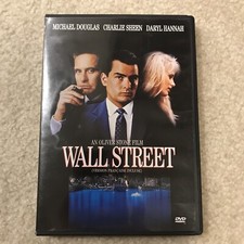 Wall Street Movie DVD Michael Douglas Charlie Sheen Oliver Stone Film 1987
