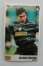 CALCIO 2000 FIGURINA N. 105 ALVARO RECOBA INTER N VELINA