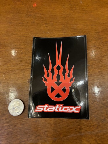 Static-X Machine Sticker Buy One Get One Free- -bonus, Free Flag Sticker - 第 1/4 張圖片
