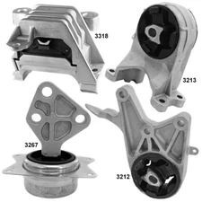 Engine Motor & Trans Mounts 4Pcs Set for Chevrolet Malibu 12-09 2.4L 6 Speed AT