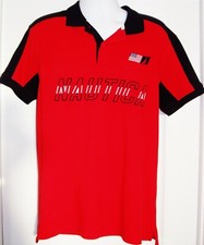 NAUTICA MEN'S SHORT SLEEVE LOGO POLO TOP SHIRT SIZE STRETCHY LARGE NWOT