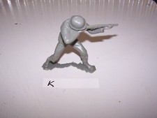 Vintage Unmarked Looks like Marx 5"-6" Plastic Toy GERMAN SOLDIER - Lot K