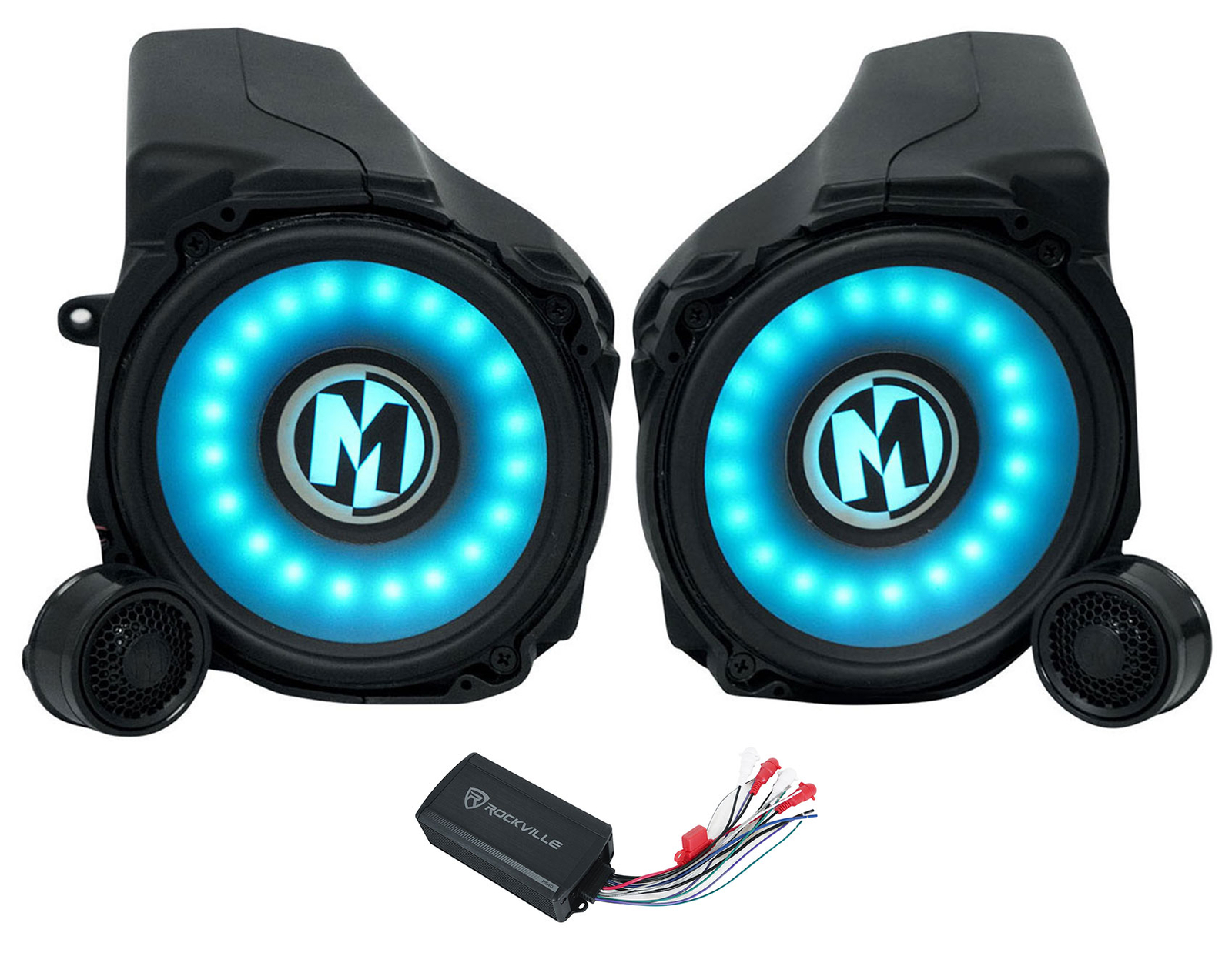 Акустические системы Memphis Audio RZRPRO65FEУсилитель PS40 для Select 2020 Polaris RZR