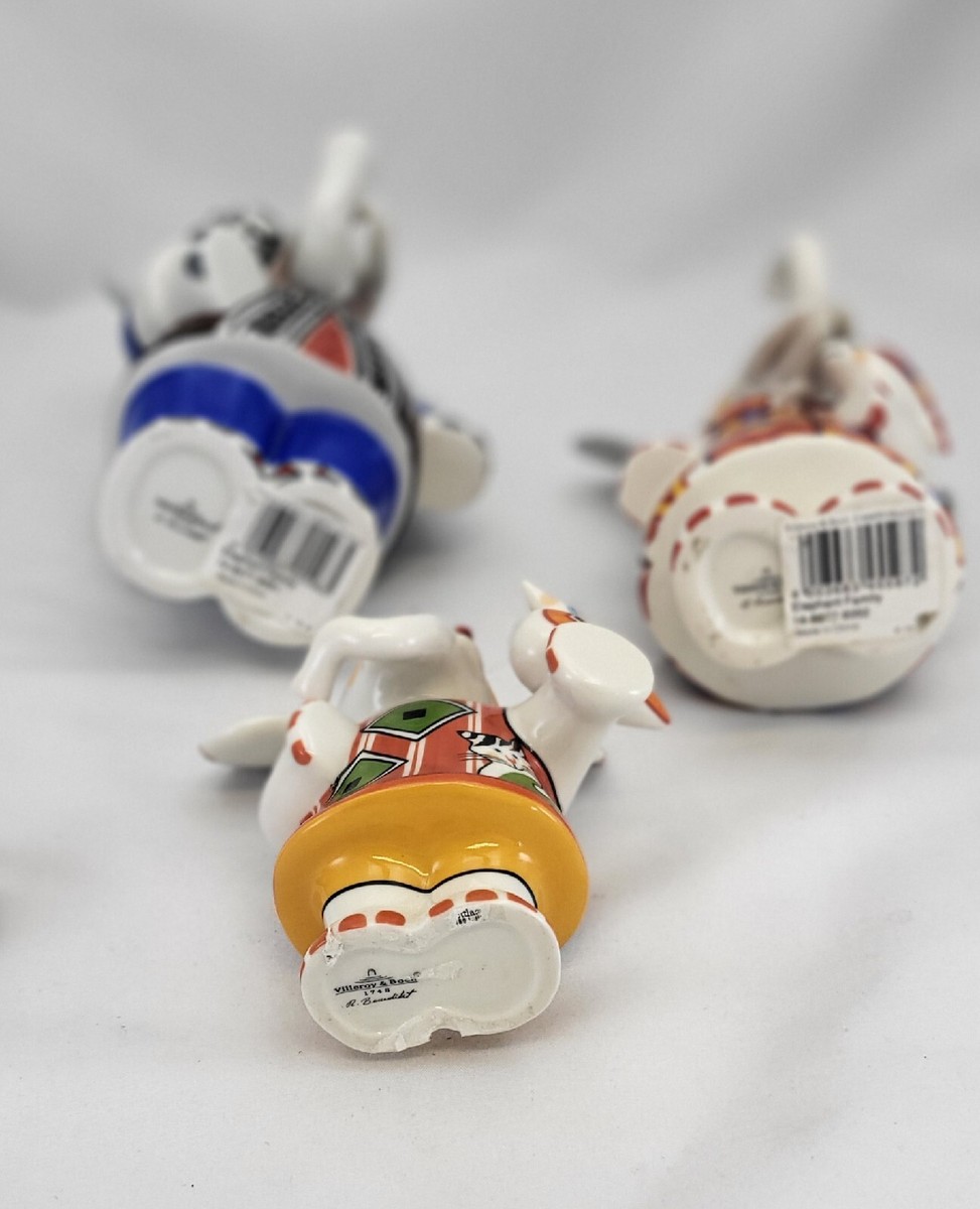 Villeroy & Boch Benedikt Ceramic Elephant Family of 3 Elli, Tom