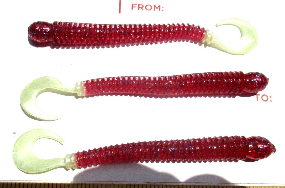 10ct PLUM SILVER PEARL WHITE Tail 4" RINGWORMS Bass Lures Finesse Ringed Worm | eBay 10ct PLUM SILVER PEARL WHITE Tail 4" RINGWORMS Bass Lures Finesse Ringed Worm | eBay