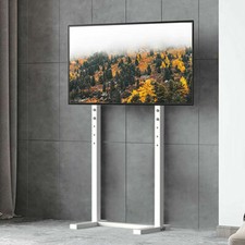Strong TV Floor Stand Tiltable Television Stand Height Adjustable for 32-100Inch