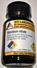 Strontium nitrate, = 99.5%, Analytical Reagent (ACS)