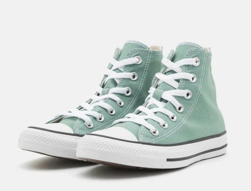 CONVERSE SNEAKERS ALL STAR CHUCK TAYLOR HI VERDE PASTELLO A06563C - Imagen 8 de 12