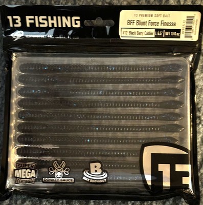 13 FISHING BFF BLUNT FORCE FINESSE #12 BLACK BERRY COBBLER 6.5'' 1/4 OZ