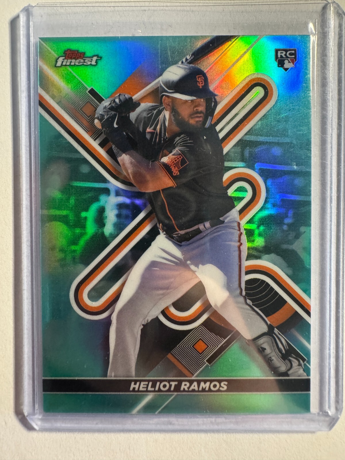 K262,050 - 2022 Finest Aqua Refractors #82 Heliot Ramos #/199