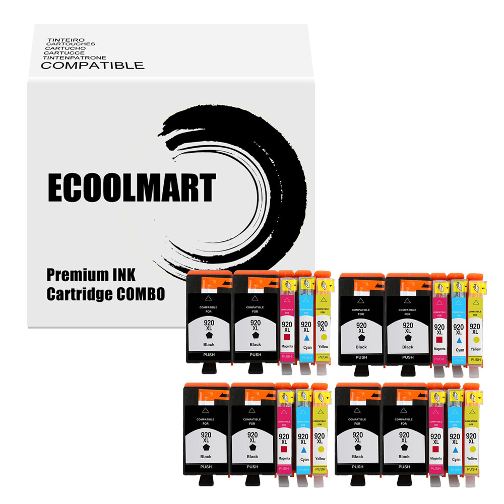 4SET4BK Ink Cartridge replace for HP 920XL Officejet E709n E710n 6500A 7000