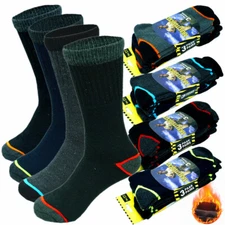 3-12 Pairs Mens Winter Arbeitssocken Thermal Heated Heavy Duty Boots Socks 10-13