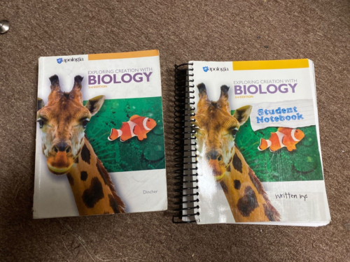 Apologia Exploring Creation with Biology plus new Student Notebook 3rd edition