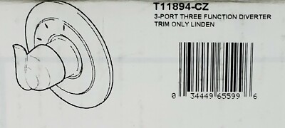 Delta Linden Shower Diverter Valve Trim Kit in Champagne Bronze T11894-CZ *