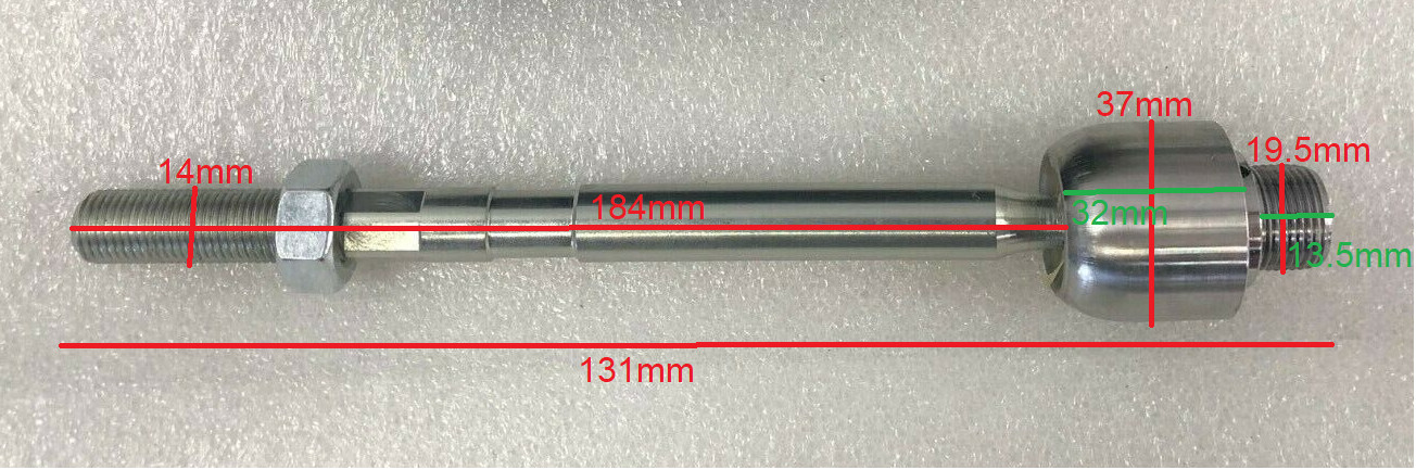Ferrari California, 458, 488, Rack & Pinion Inner Tie Rod, New Aftermarket