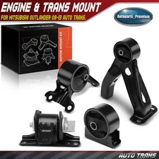 4x Engine Motor & Transmission Mount for Mitsubishi Outlander 08-13 Auto Trans.