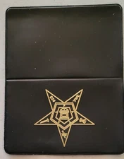 Dues Card holder Black Order of Eastern Star