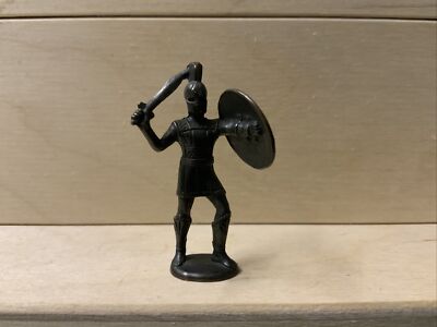 Metallfigur Griechische Krieger Hoplit Brüniert 1977 Üei