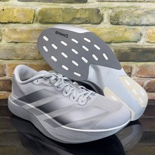 Mens 8 / Womens 9 - Adidas Adizero Evo SL Silver Metallic Running Shoes JR3419