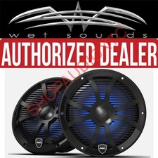 Wet Sounds REVO 8 SW-B V3 - Revolution Series 8" Marine Coaxial Speakers