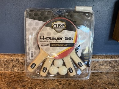 STIGA Master Series 4-Player Table Tennis Ping Pong  Set with Paddles and Balls