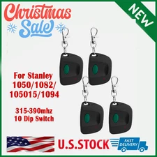 4x For Stanley 1050 1082 105015 10 Dip Garage Door Opener Remote Switch 300mhz