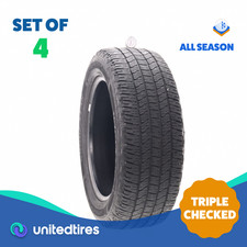 Set Of 4 Used 27555r20 Goodyear Wrangler Workhorse Ht - 7.5-9.532 1b0mw Set Of 4 Used 27555r20 Goodyear Wrangler Workhorse Ht - 7.5-9.532 1b0mw