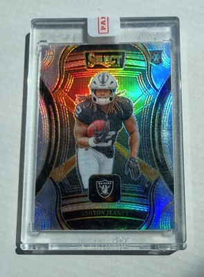 2024 PANINI SELECT ASHTON JEANTY SILVER PRIZM XRC #506 LAS VEGAS RAIDERS