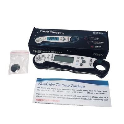 Alpha Grillers Instant Read Meat Thermometer for Grilling and Cooking With Box