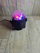 LED RGB Mini DJ Disco Ball Party Light Rotating Strobe Lamp Tested Working