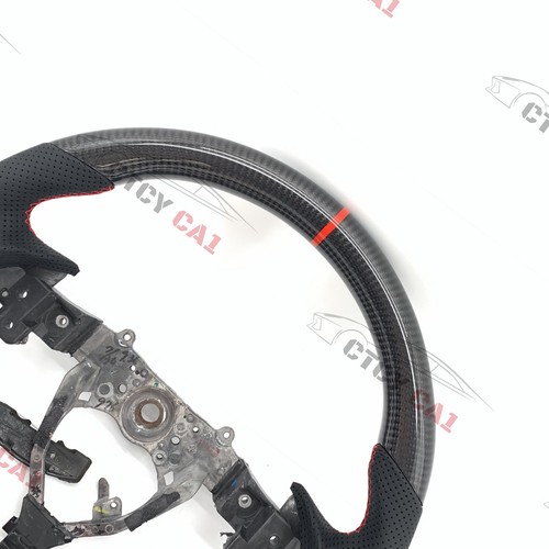 Custom Carbon Fiber Steering Wheel for Lexus GS300 GS350 GS430 ES240 2006-2011 - Picture 4 of 9