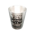 Jack Daniel’s Old No. 7 Metal Shot Glass Set Of 4 w/ Black Snap Pouch Case NWOT — photo 1