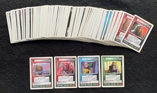 1994 Star Trek TNG CCG - White Border Complete Set of 121 COMMON Cards + BONUS