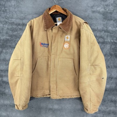 Vintage Carhartt Arctic Jacket J02 BRN Quilt Lined Canvas Size 50