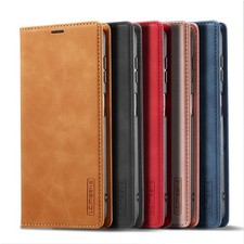 LC.IMEEKE Leather Case For iPhone 17 Pro Max 15 16/ S26 Ultra S25 S24 Flip Cover