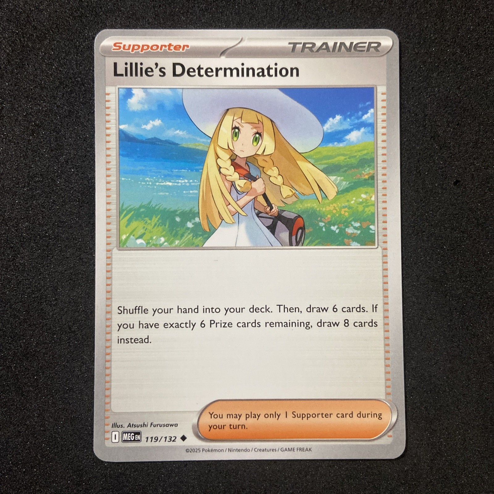 Lillie's Determination 119/132 -Mega Evolution Pokemon TCG NM