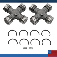 2Pc Premium Driveshaft Universal Joint Front Rear Moog 534G Driveshaft