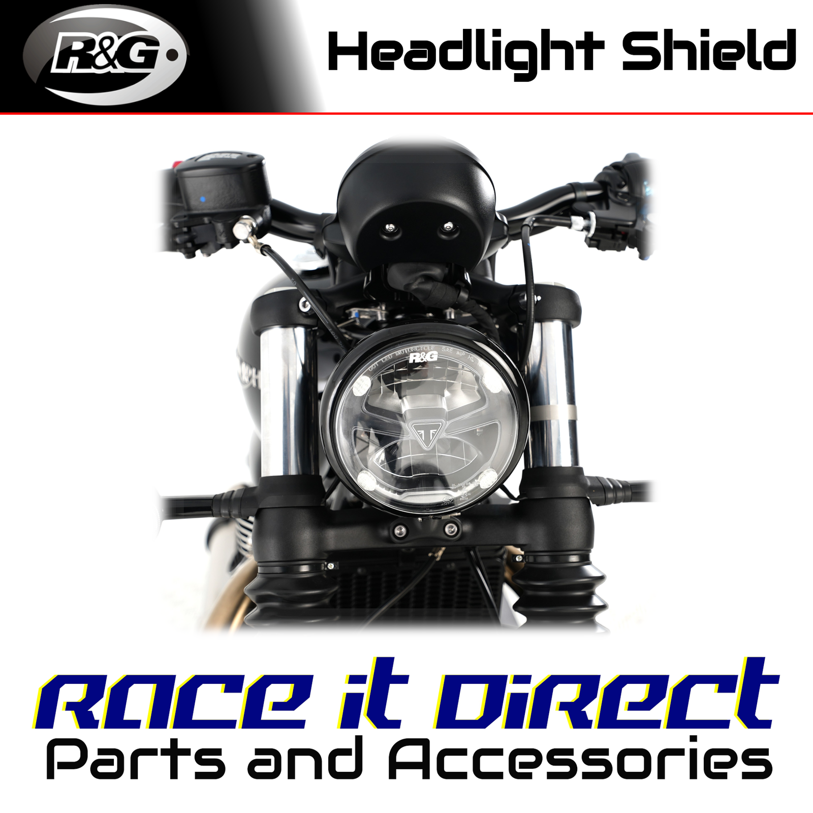 Headlight Shields for Triumph Scrambler 1200 XC 2019-2026 R&G