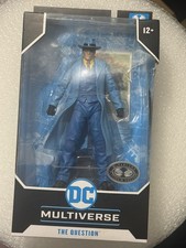 2023 McFarlane DC Multiverse 7    DC Classic The Question  Platinum  New See Box