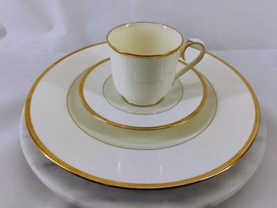 Vintage Noritake Japan 3 Piece Setting Dinner Plate Cup And Saucer TROY