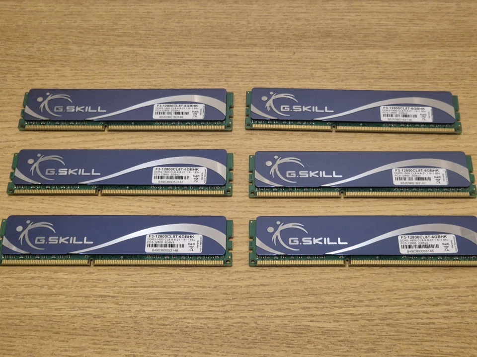 G.SKILL  6GB  DDR3 , 1600 MHz, kit of 3 X 2gb, GAMING RAM MEMORY - Image 4 of 4