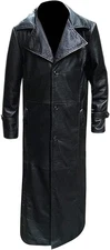 Buffy The Vampire Slayer Spike Leather James Marsters Long Black Duster Coat