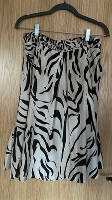 Zauberhafter Marc Cain Rock Gr.N4 Beige Mit Angedeutetem Tierprint