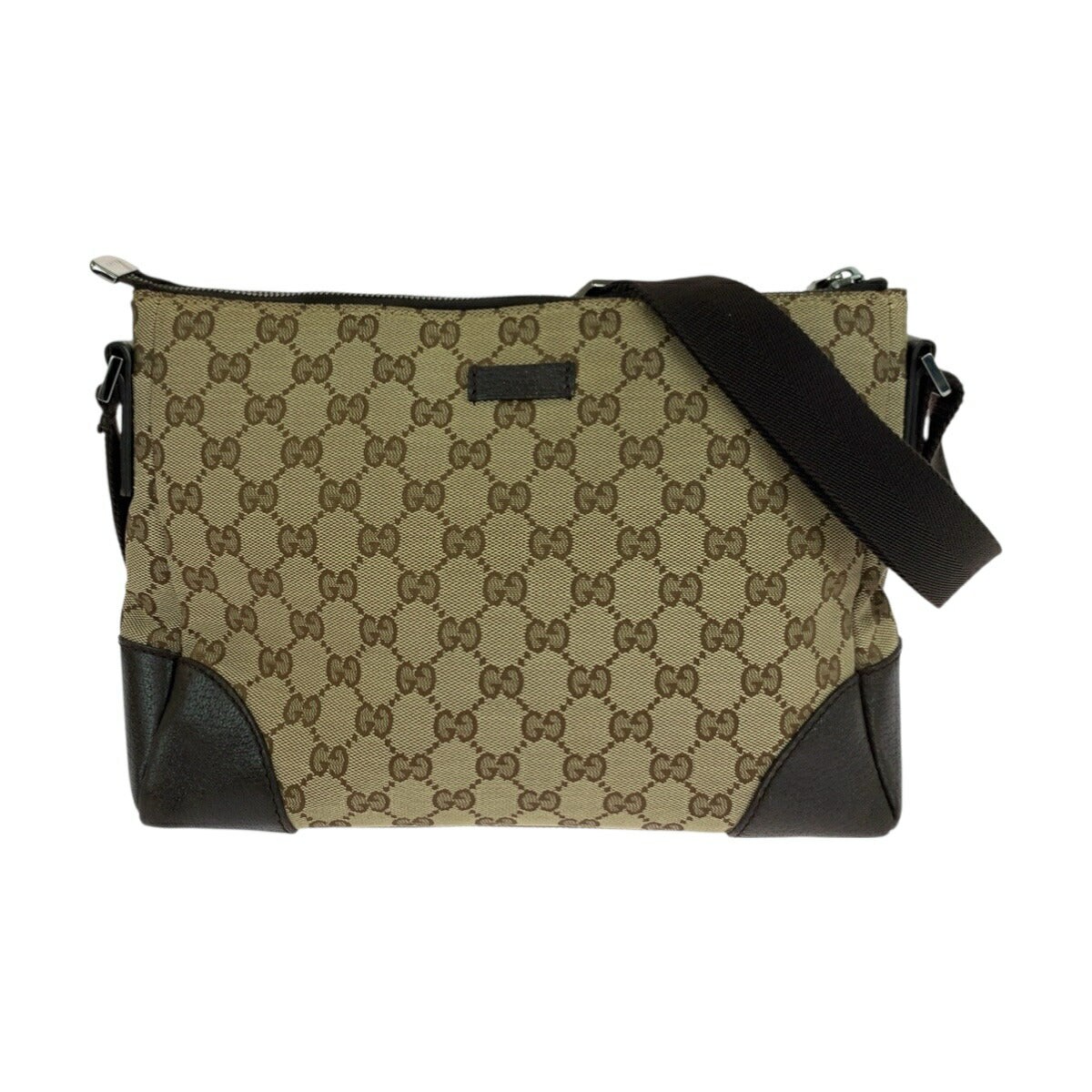 Gucci GG Monogram Canvas Shoulder Bag in Beige for Women One Size 542027