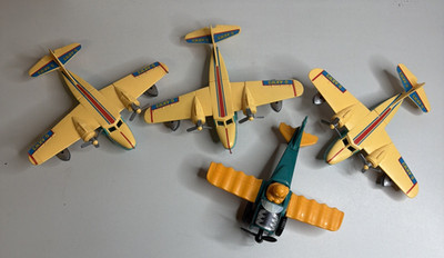4x flugzeuge, Luftboote Vintage Toy Air Boat G-AKW3 Italy.