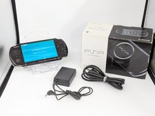 B5380 Sony PSP 3000 console Piano Black Handheld system Japan w/box adapter fx
