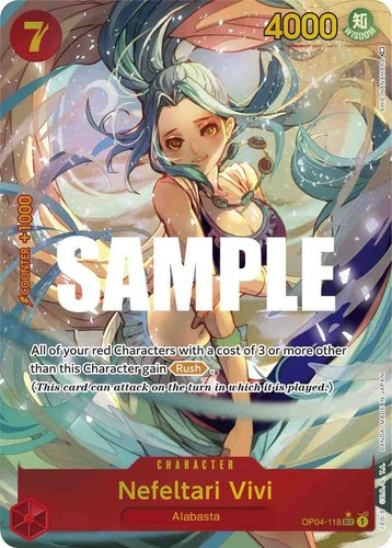 Nefeltari Vivi (118) (Alternate Art) [OP04 - OP04-118] - NM [Foil] TCG One Piece