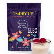 5LBS Silica Gel Flower Drying Crystals  1Mm - Reusable Crystals Desiccant for