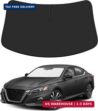 BIBLOZ Car Windshield Sun Shade for Nissan Altima 2019-2025 2026, S, SV, SR, SL,