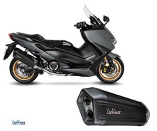 Komplette Auspuff Leovince LV-12 Inox BLACK YAMAHA TMAX 560/TECH MAX 2020 2024